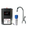Westbrass Develosah 9" Instant Hot and Cold Water Dispenser W/ HotMaster DigiHot Digital Tank DT1F272-26